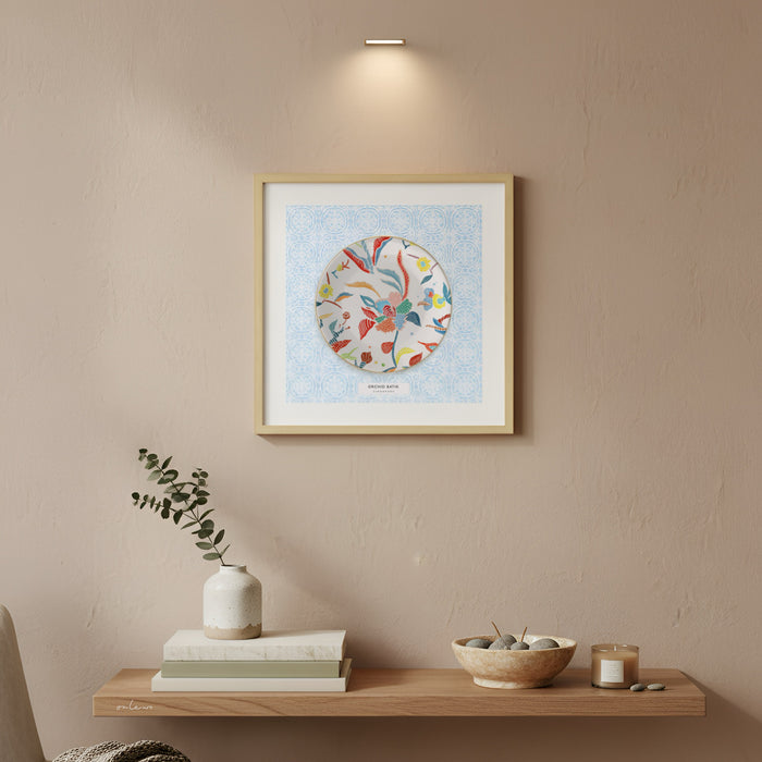 ‘ORCHID BATIK’ Framed Plate (with gift box)