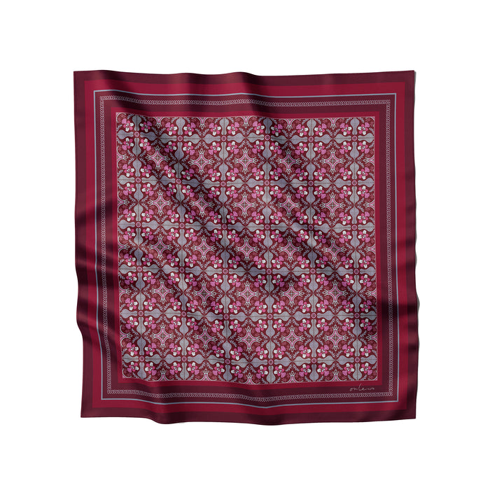 ‘ORCHID LEGACY’ Silk Pocket Square
