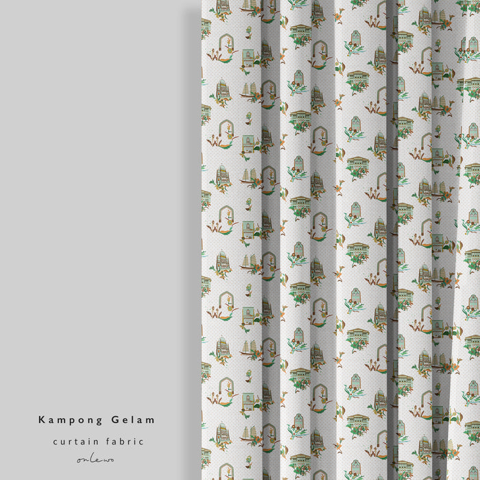 'KAMPONG GELAM' Curtain Fabric