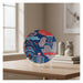 Onlewo 'Colourful Singapore' fine bone china plate detail — bold colourful illustration of Singapore landmarks, architecture and cultural icons