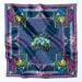 Onlewo 'Dazzling Singapore' 90cm mulberry silk scarf — hand-sketched native Singapore plants inspired by Singapore Pavilion at Expo 2020, Singapore-designed gift