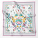 Onlewo 'Peranakan Story' 90cm mulberry silk scarf — Kamcheng, Kasut Manek and peacock motifs reimagined from Singapore Peranakan Museum archives, Singapore-designed gift