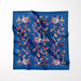Onlewo 'Singapore Orchid Batik' 100% silk pocket square — rhythmic orchid batik pattern inspired by ancient Batik textile tradition, Singapore heritage gift