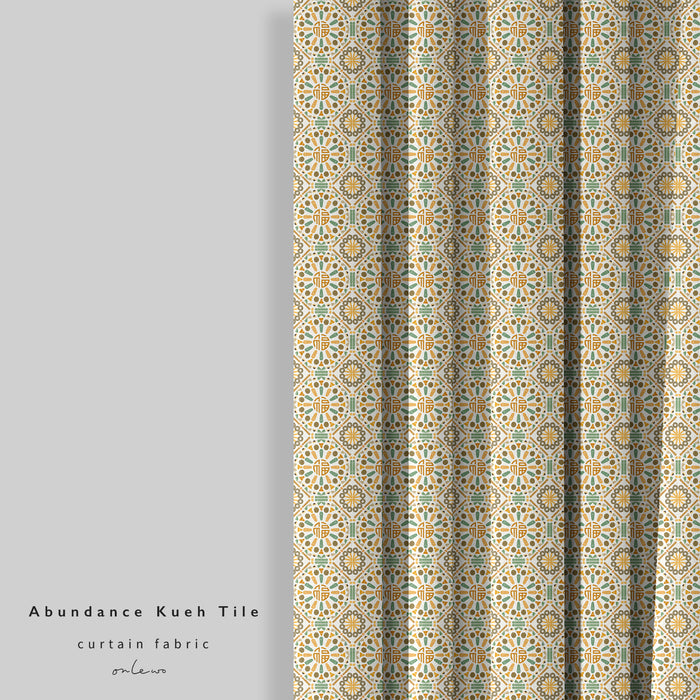 'KUEH TILE' Curtain Fabric